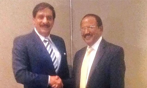 Pakistan, India NSAs hold talks in Bangkok Pakistan, India NSAs hold talks in Bangkok
