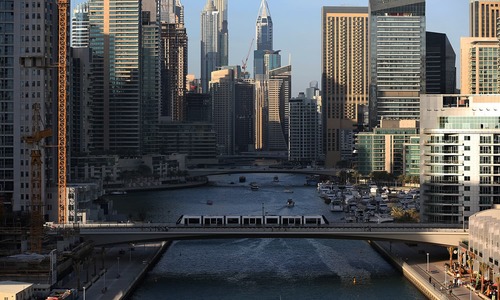 Dubai Marina is glitzy 'Manhattan' playground