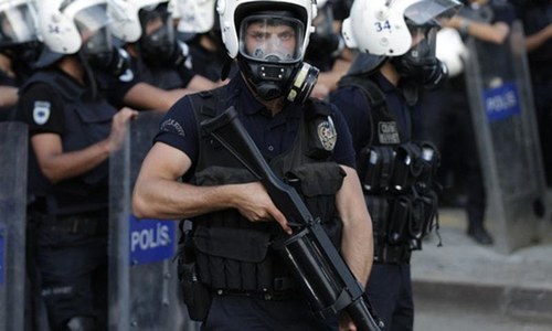 Turkey detains alleged supporters of Erdogan foe in police force Turkey detains alleged supporters of Erdogan foe in police force