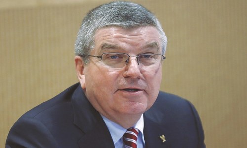 IOC chief renews calls for fight against corruption, doping