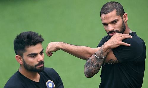 India's Dhawan hauled up for suspect action