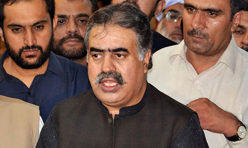Sanaullah Zehri nominated next chief minister of Balochistan