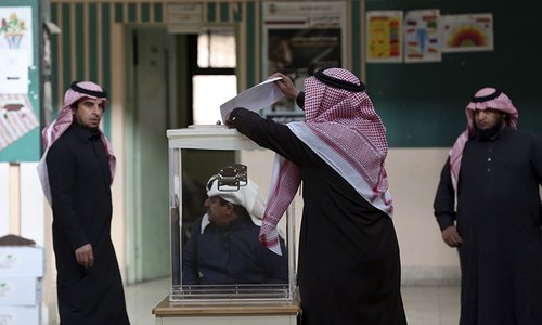 Saudi holds first ever election open to women