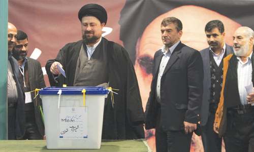 Khomeini’s grandson gets cautious election blessing from the top Khomeini’s grandson gets cautious election blessing from the top