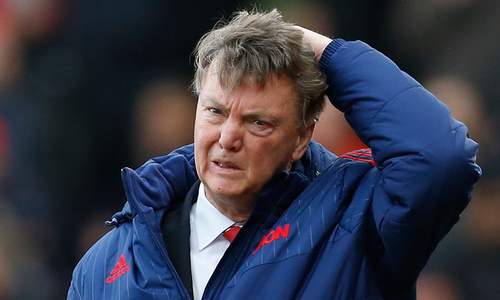 Stoke leave Van Gaal on brink of Man United exit
