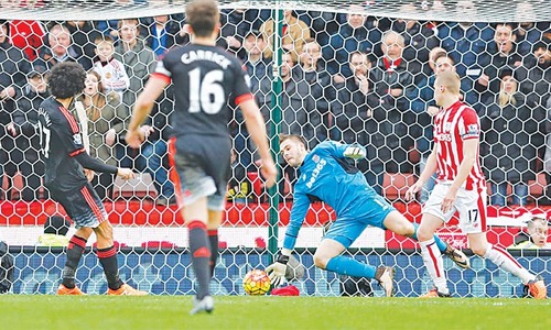 Stoke blank United to pile misery on Van Gaal