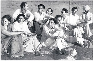 اس تصویر میں راجندر سنگھ بیدی اور عصمت چغتائی کو ایک ساتھ دیکھا جا سکتا ہے