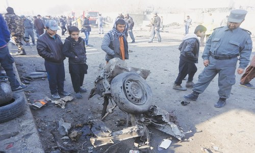 Nato convoy escapes suicide attack in Kabul