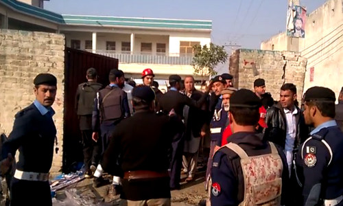 26 killed in suicide attack near Nadra office in Mardan