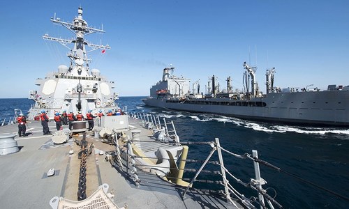 US accuses Iran of conducting rocket test near warships US accuses Iran of conducting rocket test near warships