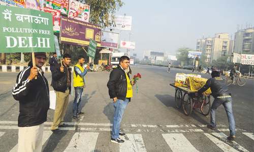 One million cars pulled off New Delhi&rsquo;s smog-shrouded roads