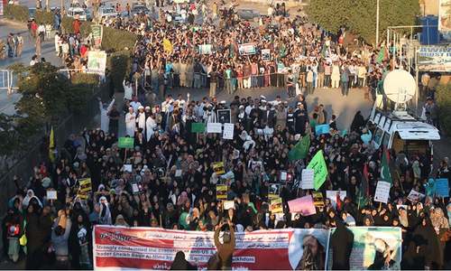 Protest against Shia cleric’s execution in Karachi Protest against Shia cleric’s execution in Karachi