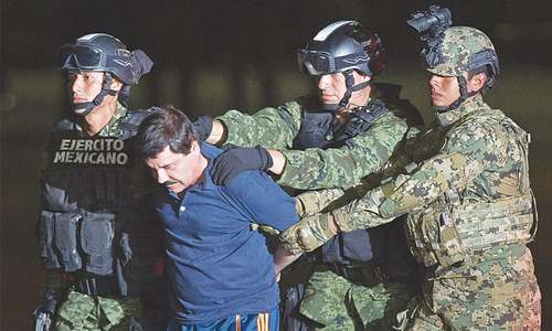 Mexican drug lord returns to infamous prison after arrest
