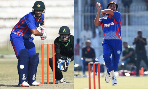 In pictures: Butt, Asif return to the cricket field after five years