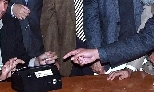 Deadlock over cost of hardware for biometric voting system