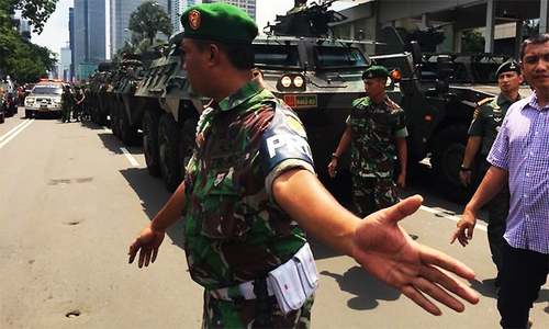 7 dead as series of blasts rock Indonesian capital