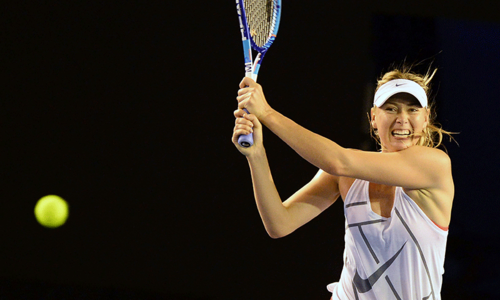 Practice makes perfect for upbeat Sharapova