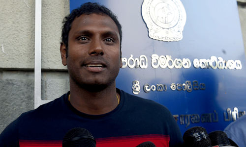 Angelo Mathews questioned by police over match-fixing