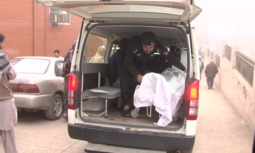 The bodies of the victims were shifted to a hospital post-mortem. &mdash; DawnNews