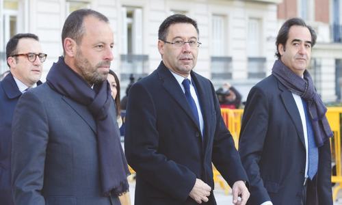 Barca president maintains silence in Neymar case