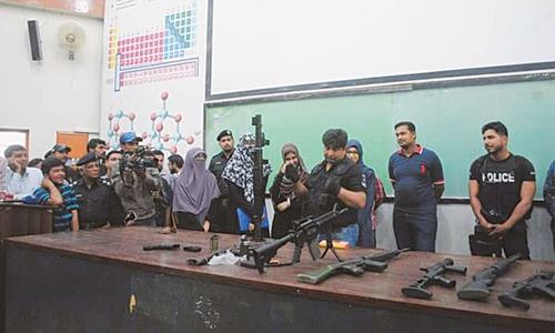 Mock anti-terror drill by police commandos at KU