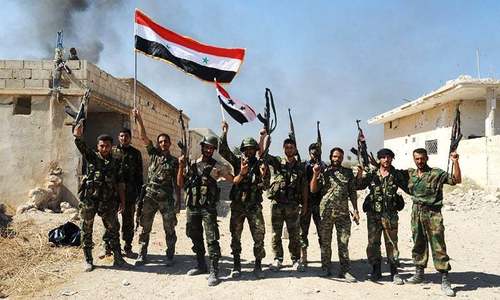 Russian firepower helps Syrian forces edge towards Turkish border