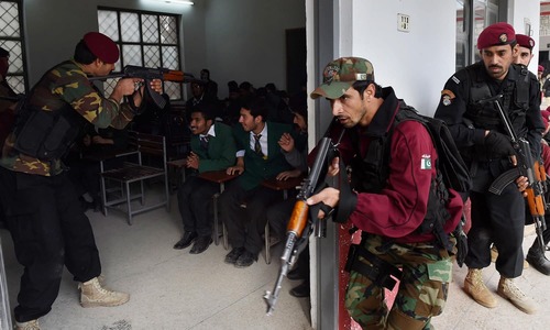 Mock ‘terror’ drills in 10 schools to test response times Mock ‘terror’ drills in 10 schools to test response times