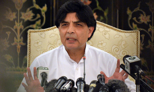 Nisar links cricket team&rsquo;s India visit to security guarantee