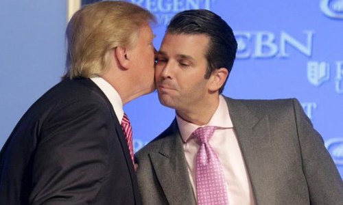 Donald Trump Jr appears with white supremacist on radio show Donald Trump Jr appears with white supremacist on radio show