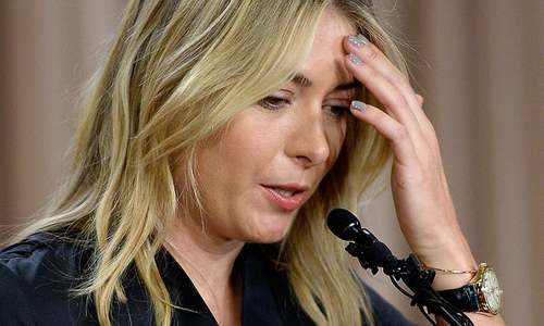 Tennis star Sharapova faces suspension after failing drug test
