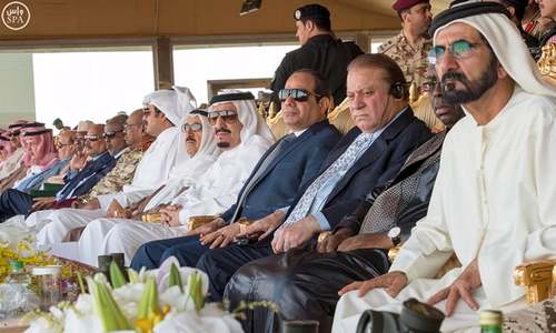 'Thunder' in Saudi desert as major military drill ends 'Thunder' in Saudi desert as major military drill ends