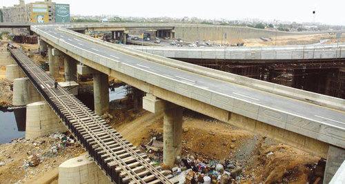 Work on track of Lyari Expressway resumes after eight years Work on track of Lyari Expressway resumes after eight years