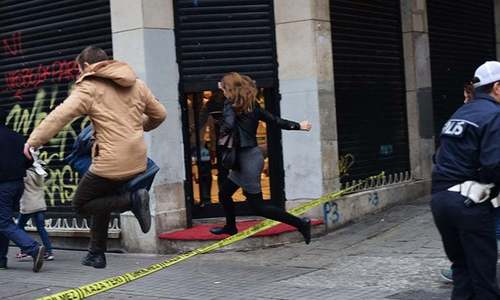 At least four killed, 39 wounded in central Istanbul suicide bombing