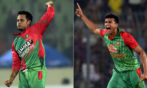 Big blow for Bangladesh as Taskin, Arafat suspended from bowling in international cricket