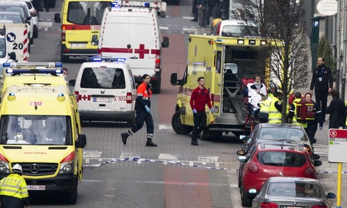 At least 34 dead as explosions rock Brussels airport, subway