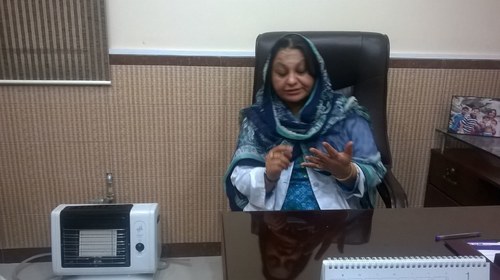 Dr Naeema believes that sexual health awareness and the culture of consulting medical professionals is lacking in Pakistan. —Photo by the author