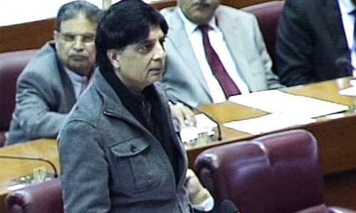 Opposition accuses Nisar of misleading parliament
