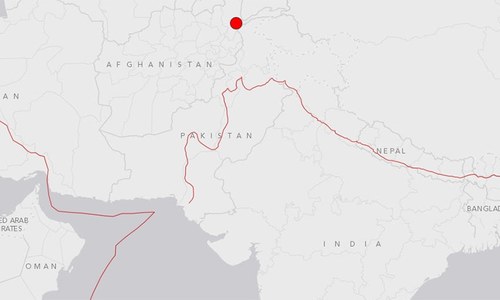 USGS pinpoints Ashkasham, Afghanistan, as quake epicentre.