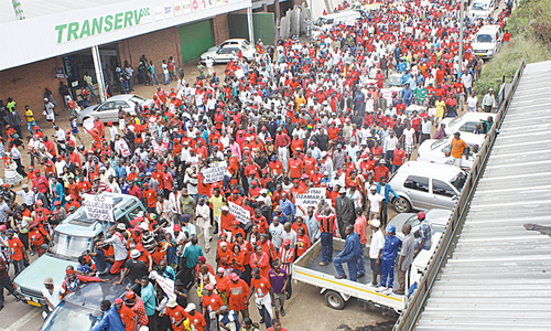 Largest anti-Mugabe protest held in years Largest anti-Mugabe protest held in years