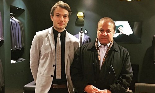 Did PM Nawaz shop for a suit at an upscale Mayfair boutique?