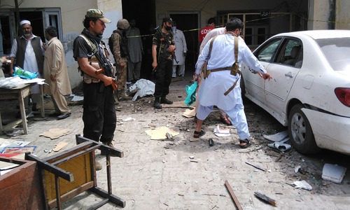 One dead in suicide blast at Mardan Excise and Taxation Dept