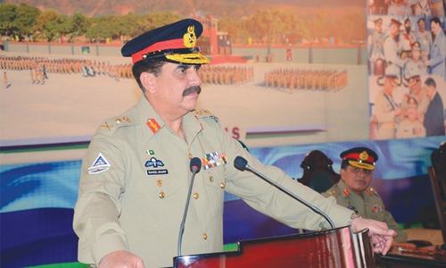 No stability until corruption rooted out: army chief
