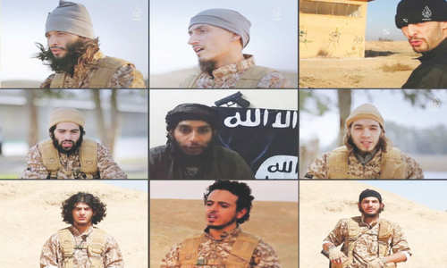 Islamic State fighters  from 70 countries, none from US