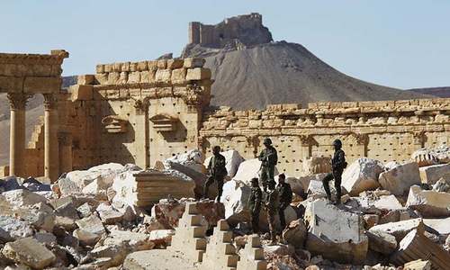 Russia clears Syria's ancient Palmyra of mines