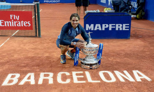 Nadal equals clay-court record with Barcelona win