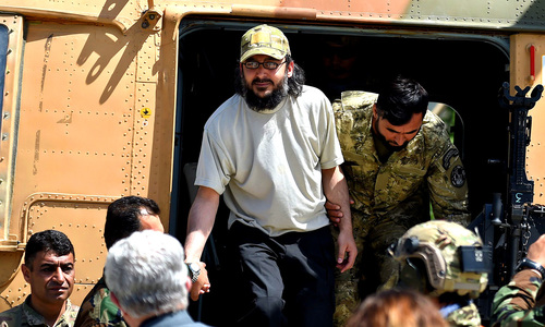 Ali Gilani returns after three years in captivity