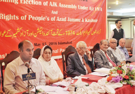 &lsquo;Pakistani government should stop imposing decisions on AJK&rsquo;