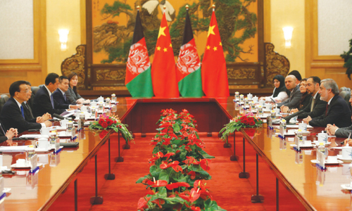 Kabul backs Beijing stance on S. China Sea