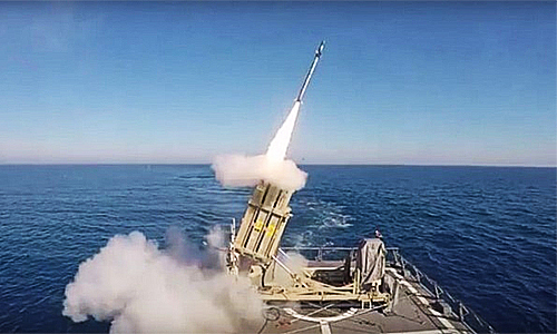 Israel tests missile defence system at sea Israel tests missile defence system at sea