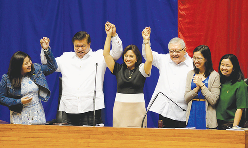 Duterte snubs his proclamation as Philippine president